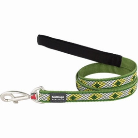 Red Dingo Monty Fixed Length Lead Dog Leash (Green) grain free dog food natural dog biscuits high protein dog food dog food pack dog meat sticks