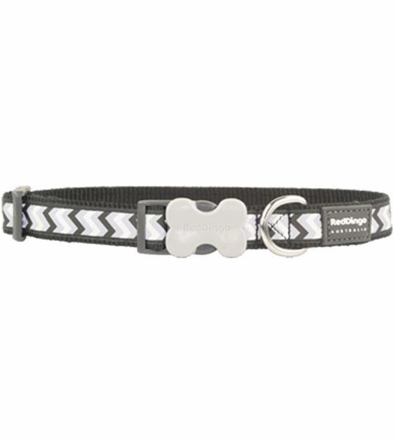 Red Dingo Reflective Ziggy Dog Collar (Black) grain free dog food natural dog biscuits high protein dog food dog food pack dog meat sticks
