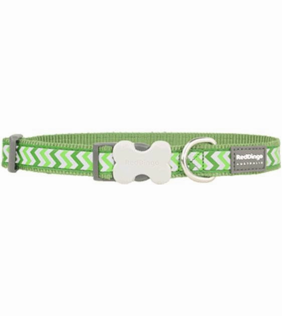 Red Dingo Reflective Ziggy Dog Collar (Lime Green) dog bones rawhide chew sticks dog jerky bacon bone