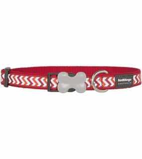 Red Dingo Reflective Ziggy Dog Collar (Red) grain free dog food natural dog biscuits high protein dog food dog food pack dog meat sticks
