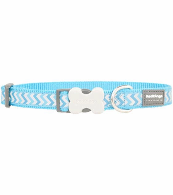Red Dingo Reflective Ziggy Dog Collar (Turquoise) grain free dog food natural dog biscuits high protein dog food dog food pack dog meat sticks