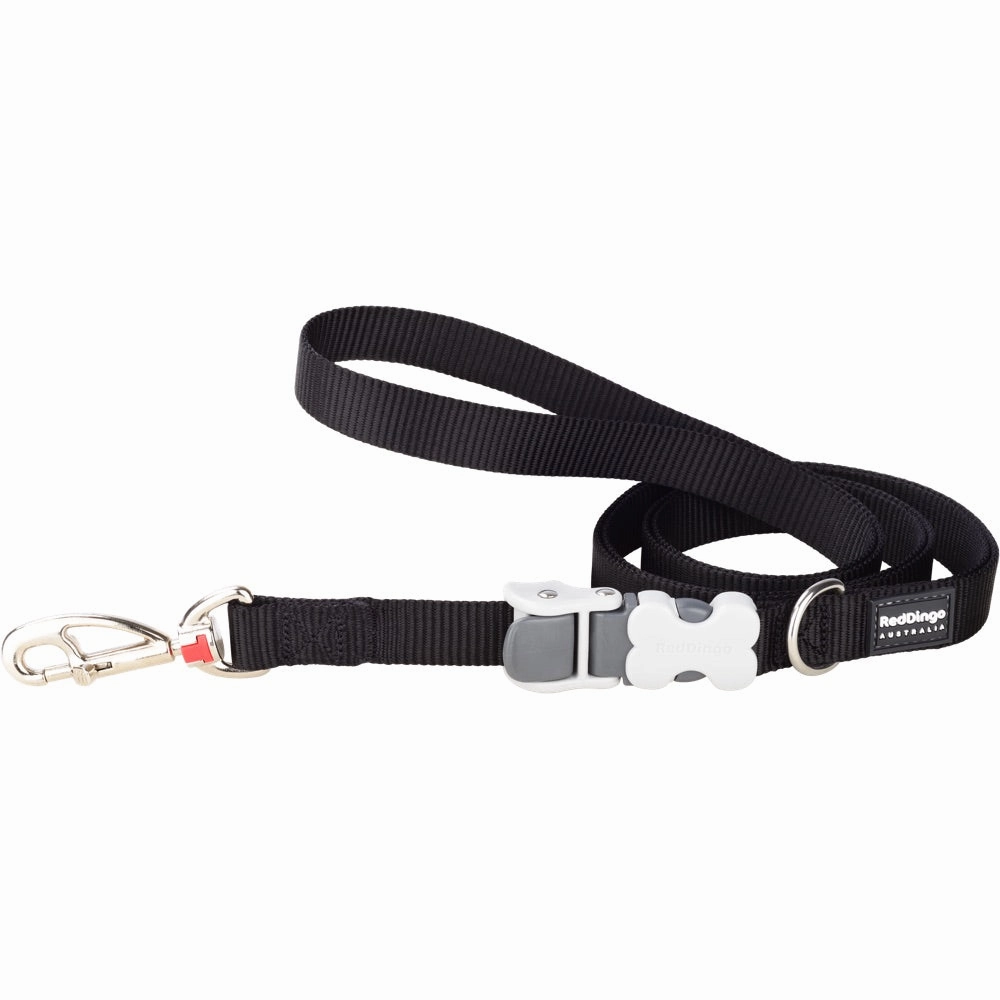 Red Dingo SuperLead Dog Leash (Black) grain free dog food natural dog biscuits high protein dog food dog food pack dog meat sticks