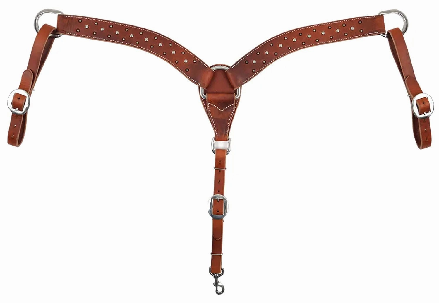 Reinsman Rosewood & Spots Breast Collar, Full cat fur care cat grooming tools cat deshedding brush cat bath kit cat nail trimmer
