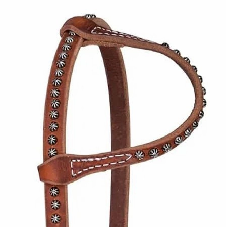 Reinsman Rosewood & Spots One Ear Headstall, Full
