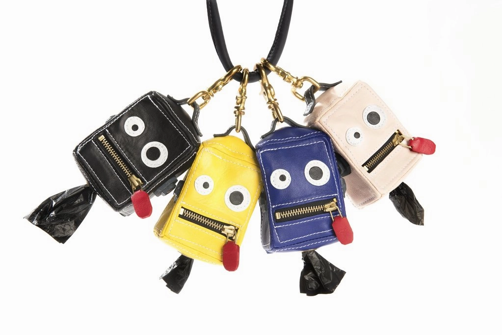 Roboto Dog Poop Bag Dispenser, Citron