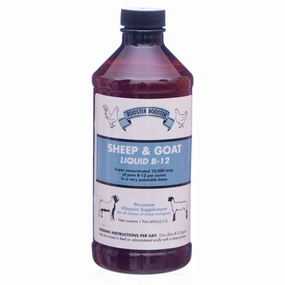 Rooster Booster Sheep & Goat Liquid B-12 chicken supplies backyard chicken coop accessories poultry food chicken vitamins