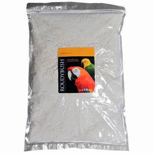 Roudybush Premium Formula 3 Handfeeding Diet 5lb bird cage parrot food bird toys bird perch bird treats