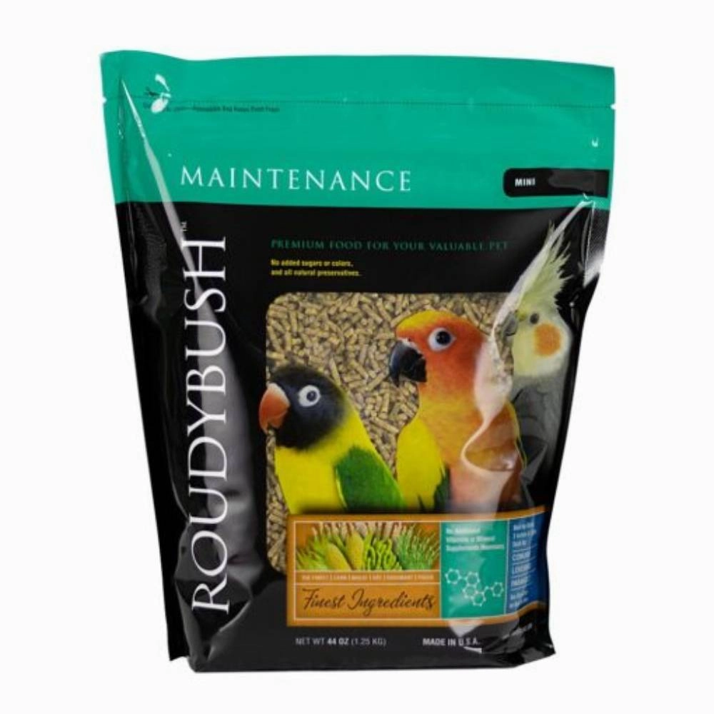 Roudybush Premium Maintenance Pellet Mini 0.624kg bird cage parrot food bird toys bird perch bird treats