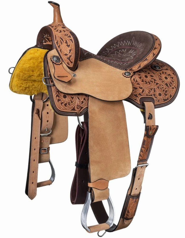 Royal King Light Oil Hawley Barrel Saddle Package