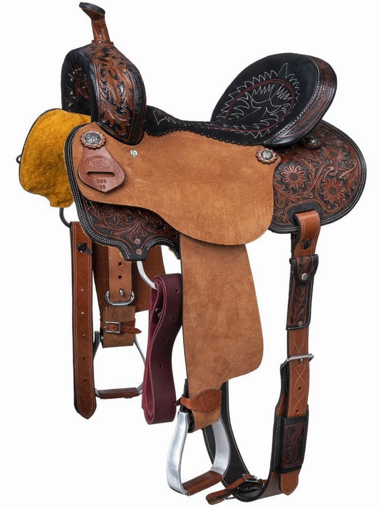 Royal King Two Tone Hawley Barrel Saddle Package