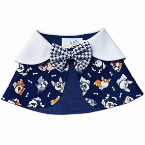 RuffCo Handcrafted Cape For Cats & Dogs (Blue Puppies) puppy food dog jerky treats dog dental treats dog chicken strips organic dog food