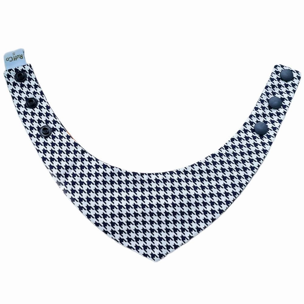 RuffCo Handcrafted Reversible Bandana For Cats & Dogs (Blue Puppies)