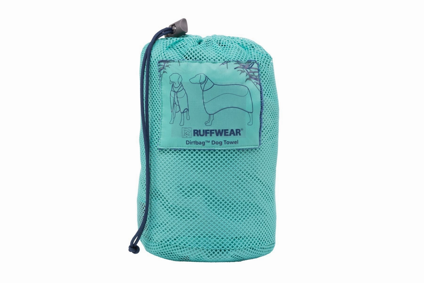 Ruffwear Absorbent Wearable Dog Drying Towel (Aurora Teal)