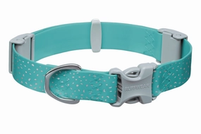 Ruffwear Confluence Reflective Waterproof Dog Collar (Aurora Teal) grain free dog food natural dog biscuits high protein dog food dog food pack dog meat sticks