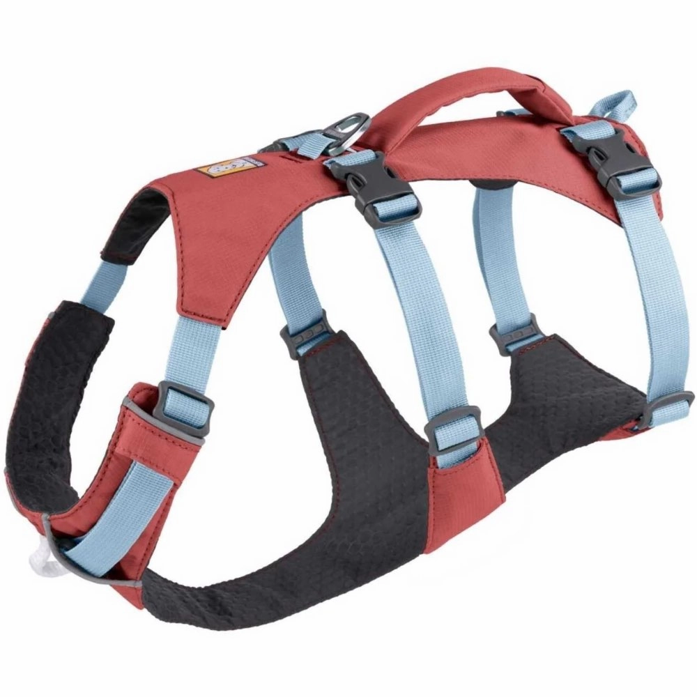 Ruffwear Flagline Lightweight No-Pull Handled Dog Harness (Salmon Pink) grain free dog food natural dog biscuits high protein dog food dog food pack dog meat sticks