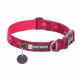 Ruffwear Flat Out Patterned Dog Collar (Alpenglow Burst) puppy food dog jerky treats dog dental treats dog chicken strips organic dog food