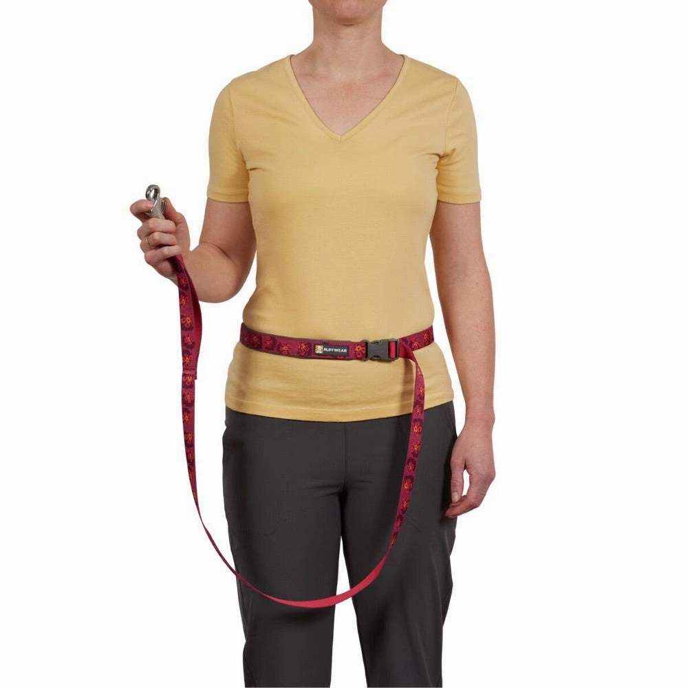 Ruffwear Flat Out Patterned Multi-Function Dog Leash (Alpenglow Burst)
