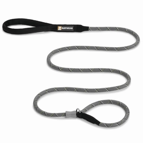Ruffwear Just-a-Cinch Reflective Rope Slip Dog Leash (Granite Gray) puppy food dog jerky treats dog dental treats dog chicken strips organic dog food