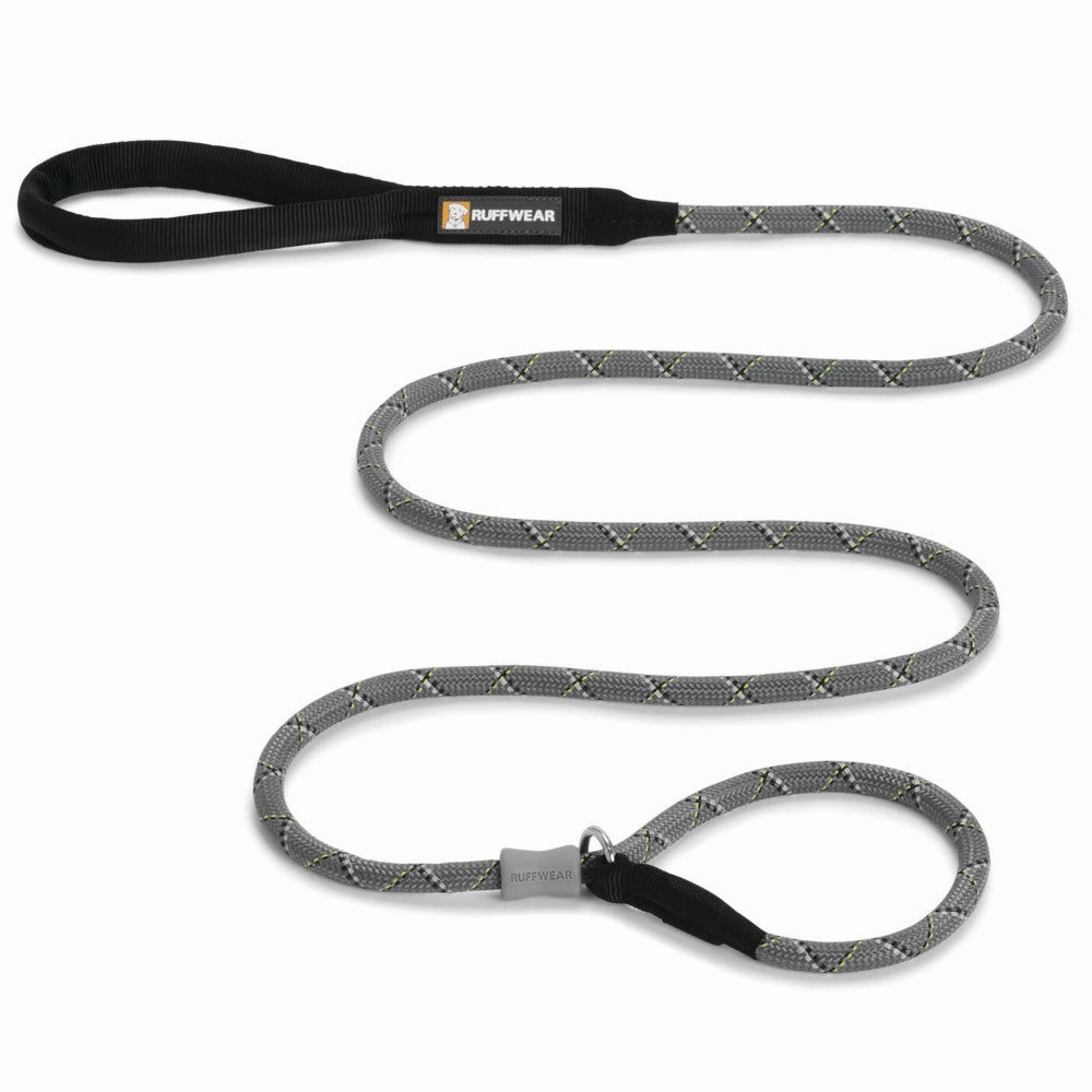 Ruffwear Just-a-Cinch Reflective Rope Slip Dog Leash (Granite Gray) puppy food dog jerky treats dog dental treats dog chicken strips organic dog food