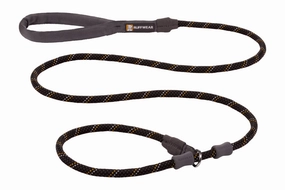 Ruffwear Just-a-Cinch Reflective Rope Slip Dog Leash (Obsidian Black) puppy food dog jerky treats dog dental treats dog chicken strips organic dog food