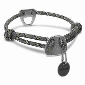 Ruffwear Knot-a-Collar Reflective Adjustable Rope Dog Collar (Granite Gray) grain free dog food natural dog biscuits high protein dog food dog food pack dog meat sticks