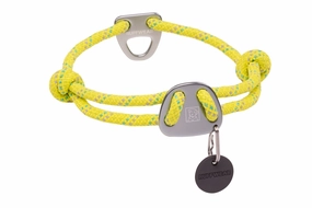 Ruffwear Knot-A-Collar Reflective Adjustable Rope Dog Collar (Lichen Green) grain free dog food natural dog biscuits high protein dog food dog food pack dog meat sticks