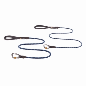 Ruffwear Knot-A-Leash Reflective Rope Dog Leash (Blue Moon) puppy food dog jerky treats dog dental treats dog chicken strips organic dog food
