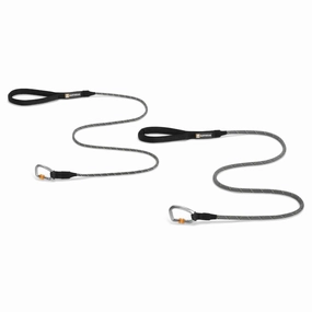 Ruffwear Knot-a-Leash Reflective Rope Dog Leash (Granite Gray) puppy food dog jerky treats dog dental treats dog chicken strips organic dog food