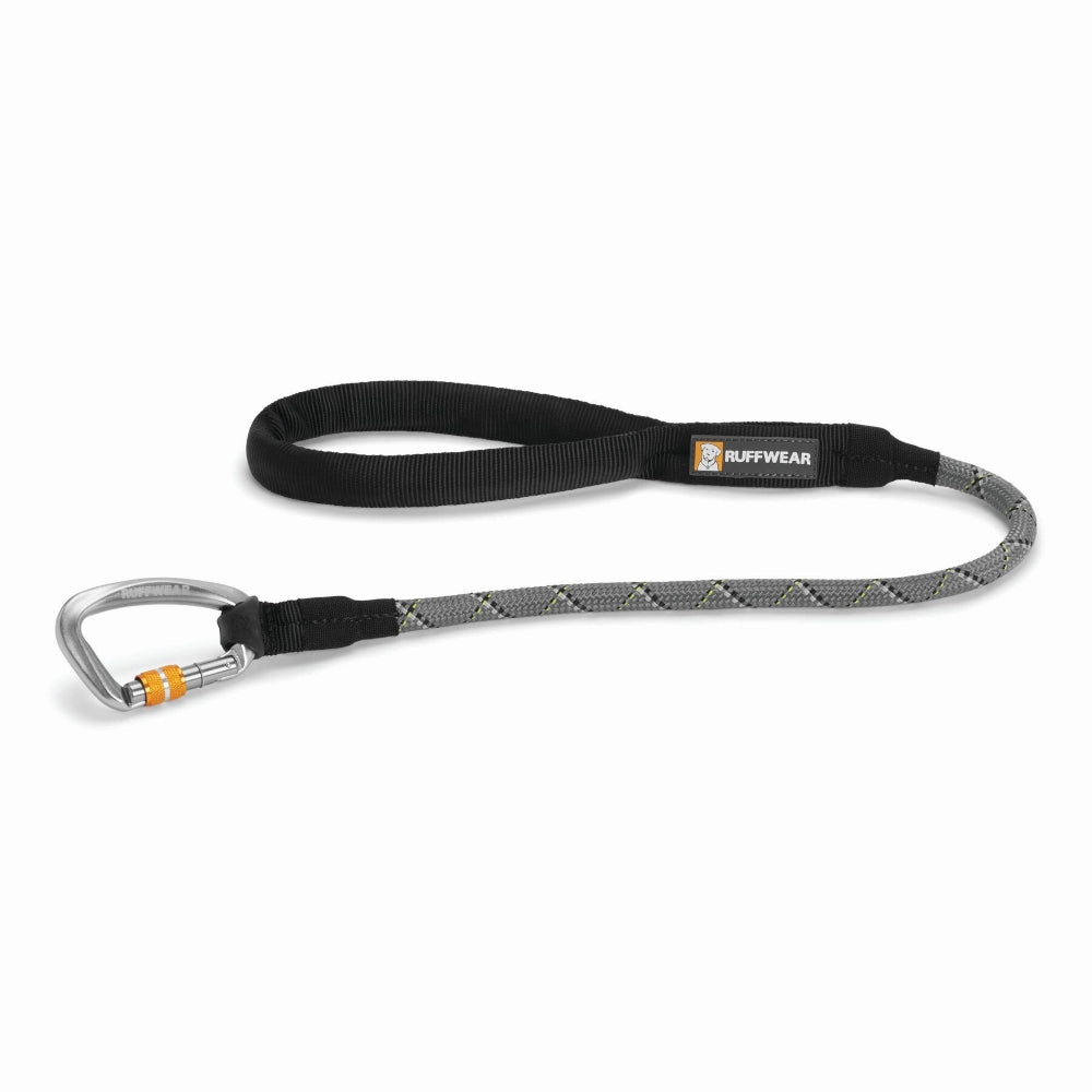 Ruffwear Knot-a-Long Reflective Rope Traffic Dog Leash (Granite Gray) puppy food dog jerky treats dog dental treats dog chicken strips organic dog food