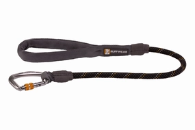 Ruffwear Knot-a-Long Reflective Rope Traffic Dog Leash (Obsidian Black) puppy food dog jerky treats dog dental treats dog chicken strips organic dog food
