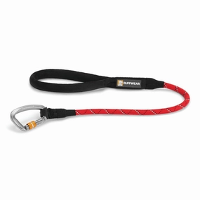 Ruffwear Knot-a-Long Reflective Rope Traffic Dog Leash (Red Currant) puppy food dog jerky treats dog dental treats dog chicken strips organic dog food