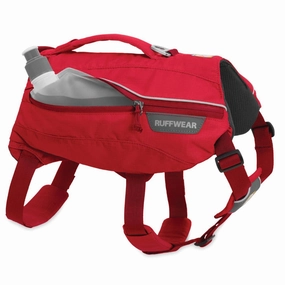 Ruffwear Singletrak Hydration Day Pack Handled Dog Harness (Red Currant) puppy food dog jerky treats dog dental treats dog chicken strips organic dog food