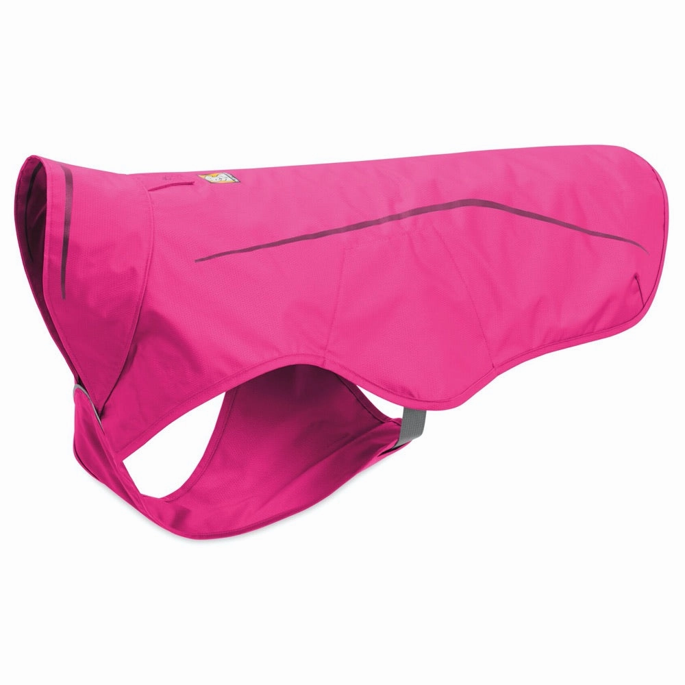 Ruffwear Sun Shower Reflective Lightweight Dog Raincoat (Alpenglow Pink) puppy food dog jerky treats dog dental treats dog chicken strips organic dog food