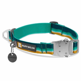 Ruffwear Top Rope Reflective Ballasted Dog Collar (Seafoam) puppy food dog jerky treats dog dental treats dog chicken strips organic dog food