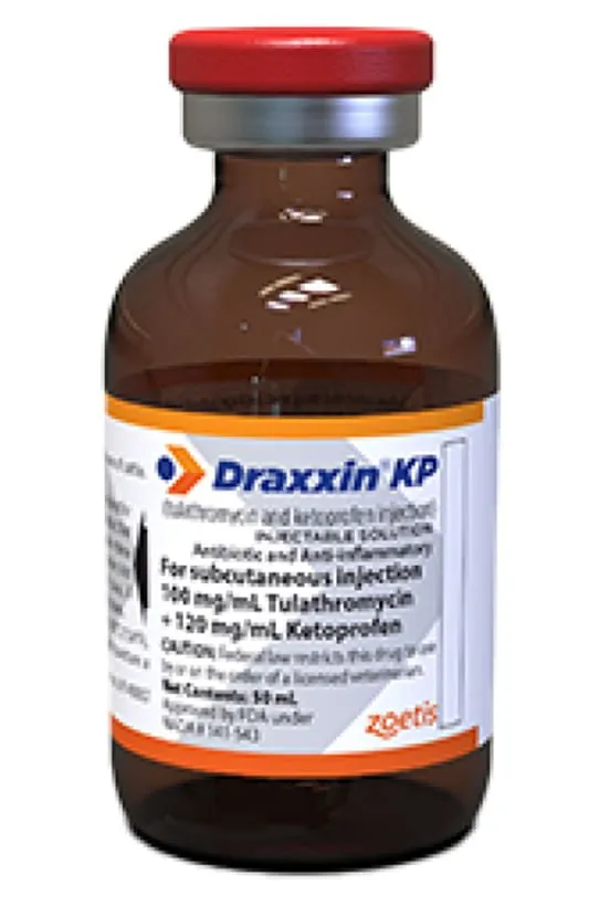 Rx Draxxin KP (tulathromycin and ketoprofen) Injectable Solution for Cattle