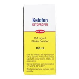 Rx Ketofen (ketoprofen) Injection for Horses