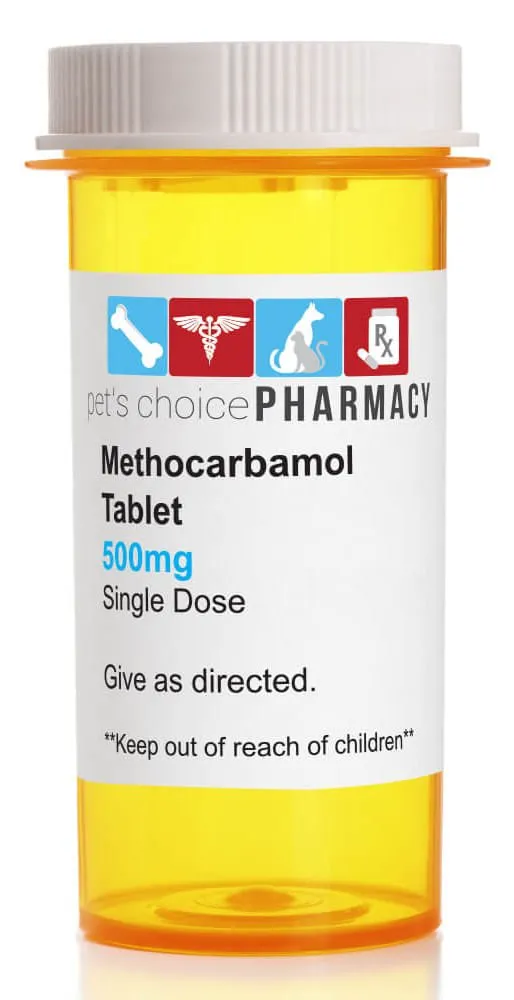 Rx Methocarbamol (Generic) Tablets for Dogs, Cats, & Horses