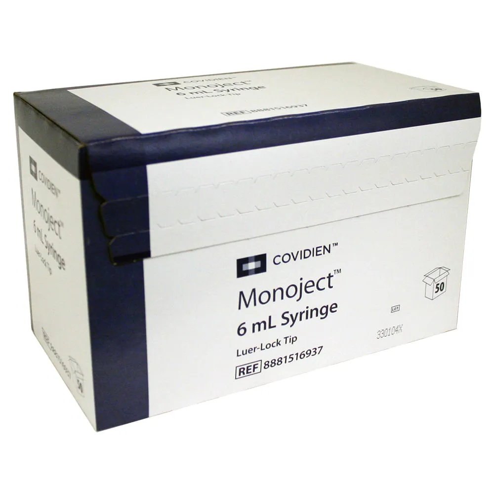Rx Monoject Luer-Lock (LL) Syringes