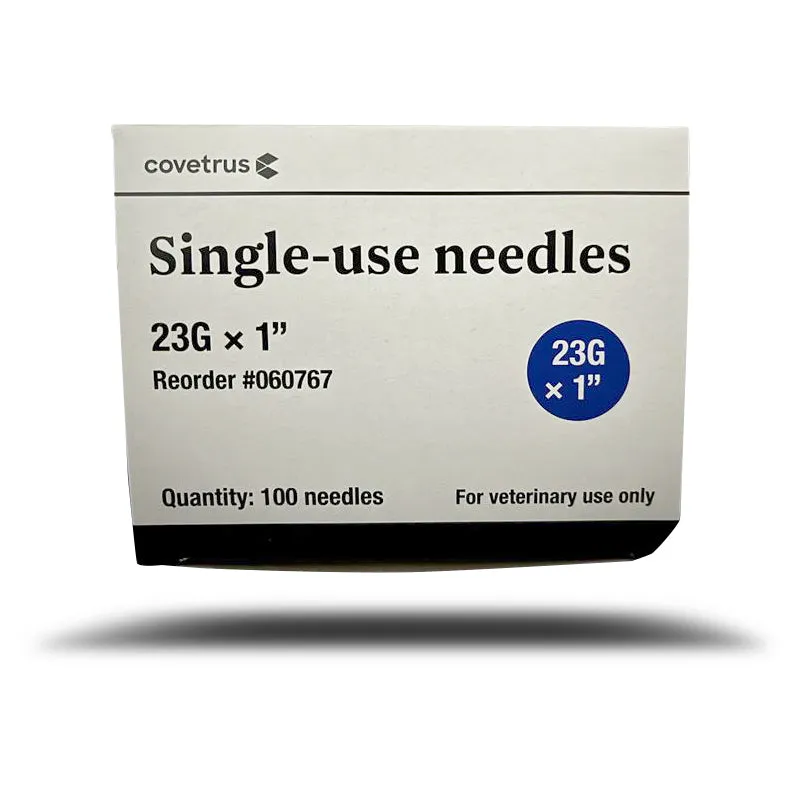 Rx Monoject Polypropylene Hub Needles, Box of 100