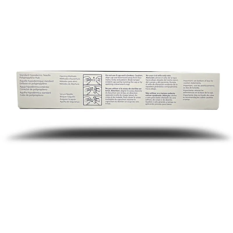 Rx Monoject Polypropylene Hub Needles, Box of 100
