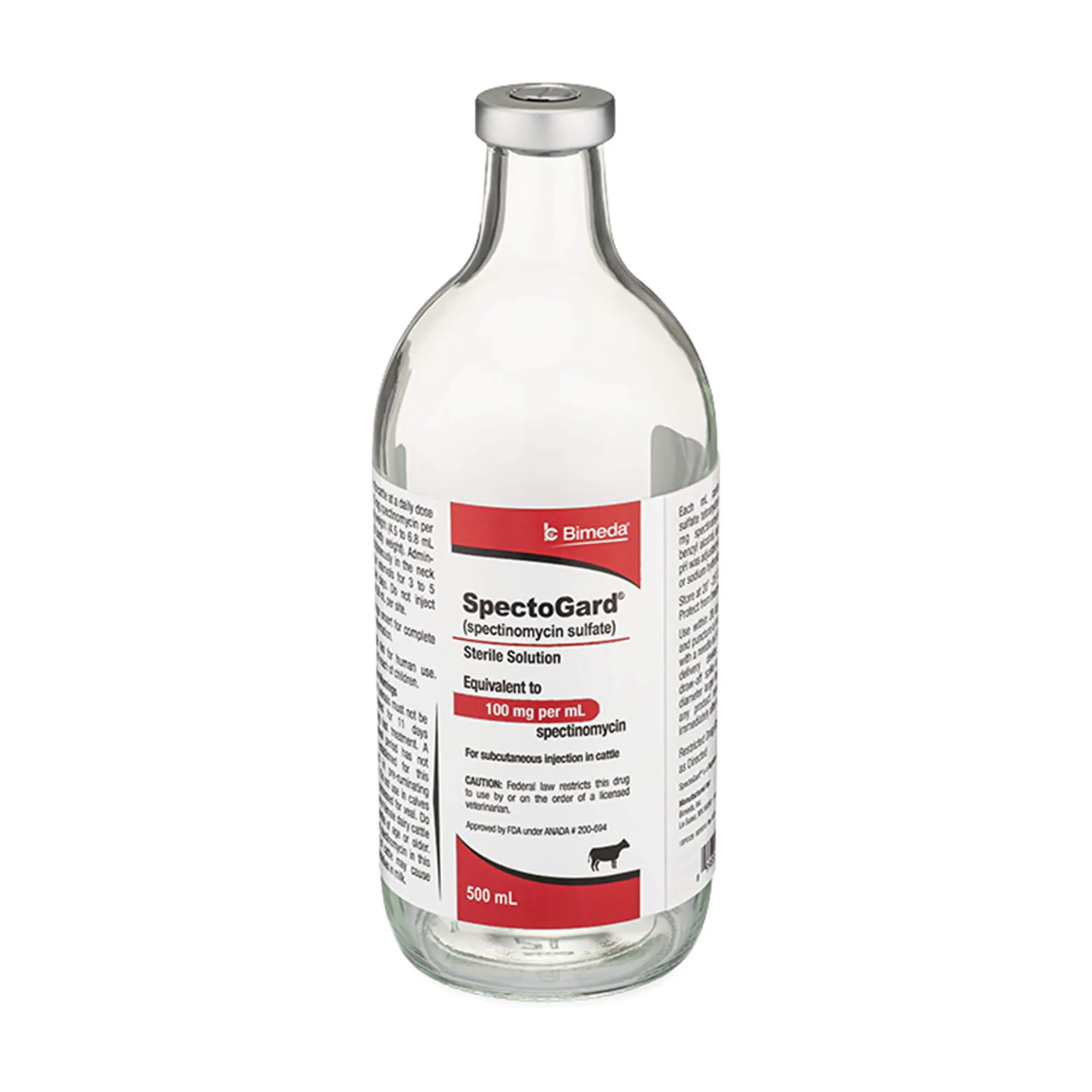 Rx SpectoGard (spectinomycin sulfate) Sterile Solution for Cattle, 500 mL