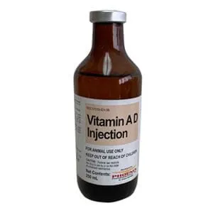 Rx Vitamin AD (Generic) Injection for Cattle, 250 mL
