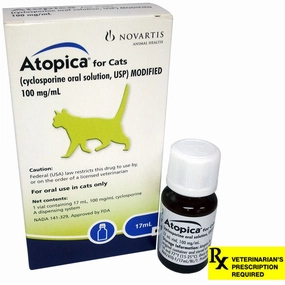 Rx Atopica for Cats Oral Solution dog plush squeaky toy interactive plush toy plush rope toy tough plush dog pillow toy