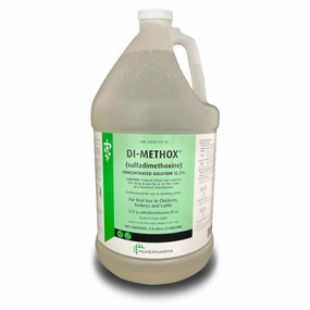 Rx Di-Methox (sulfadimethoxine) 12.5% Oral Solution for Cattle & Poultry, 1 gallon sheep feed sheep mineral sheep hay sheep pellets sheep salt block