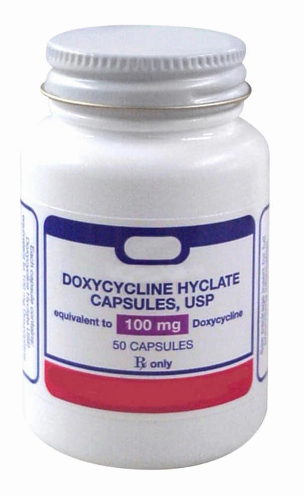 Rx Doxycycline Hyclate (Generic) Capsules