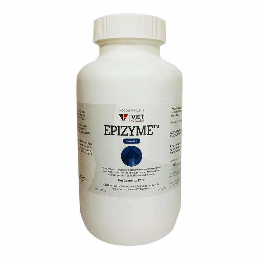 Rx Epizyme Powder for Dogs & Cats, 12 oz Bottle cat scratchers cat towers cat window perch cat heating pad cat calming spray
