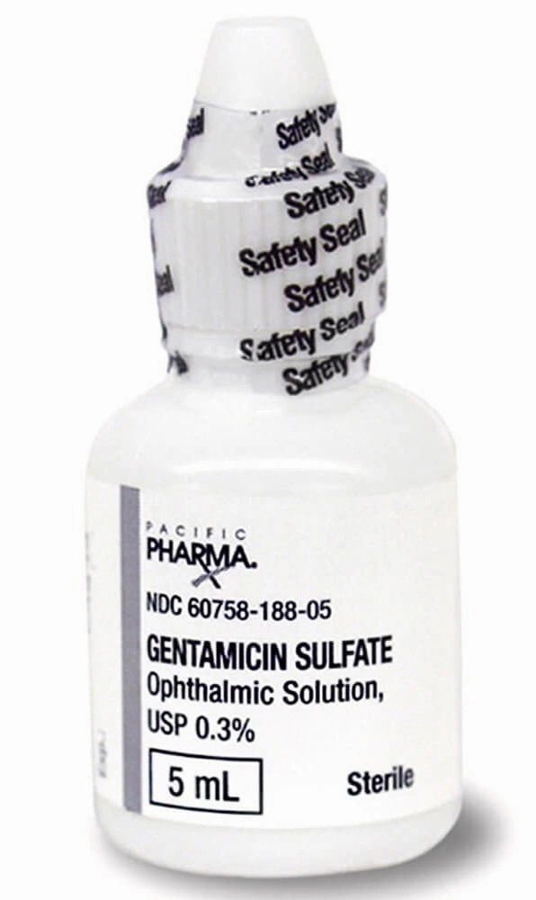 Rx Gentamicin Sulfate (Generic) Opthalmic Solution for Dogs & Cats 0.3%, 5ml bottle cat beds cat scratching post cat shampoo cat tunnel cat brush
