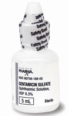 Rx Gentamicin Sulfate (Generic) Opthalmic Solution for Dogs & Cats 0.3%, 5ml bottle cat beds cat scratching post cat shampoo cat tunnel cat brush