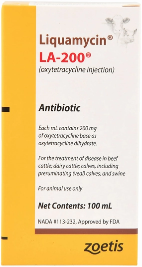 Rx Liquamycin LA-200 Injection, 200mg/ml (Oxytetracycline) multi-pet food pet bundle kits pet care sets pet health combos pet treat packs