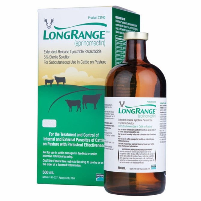 Rx LongRange (eprinomectin) ERI Extended-Release Injection for Cattle